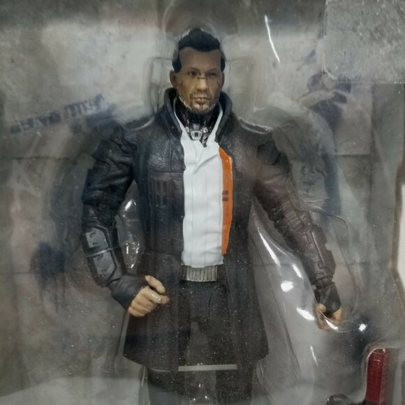 McFarlane Toys Cyberpunk 2077 Takemura Series 2 7in Figure NEW Sticker Damage - Picture 2 of 6
